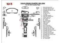 Volvo Cross Country 2001-2004 Full Set, With Compact Casette player, OEM Compliance Interior BD Dash Trim Kit - 1 - Interior Das Volvo Cross Country 2001-2004 Full Set, With Compact Casette player, OEM Compliance Interior BD Dash Trim Kit - 1 - Interior Das