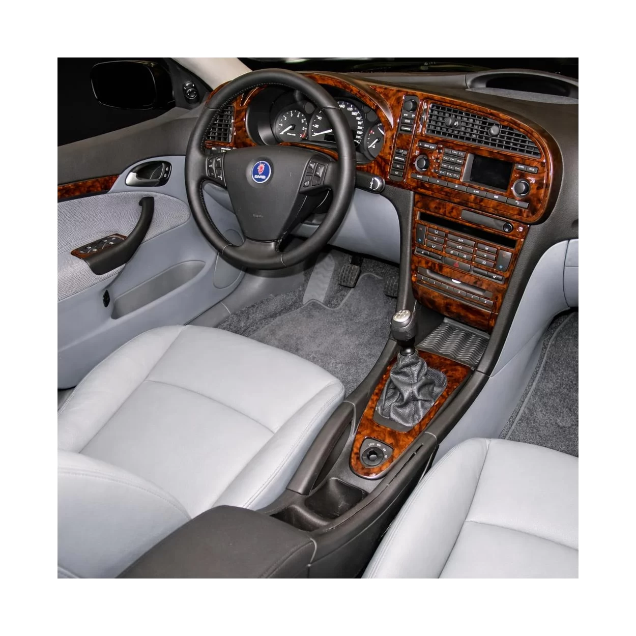 Saab 9-3 2003-2006 Automatic Gear, With Infotaintment Interior BD Dash Trim Kit