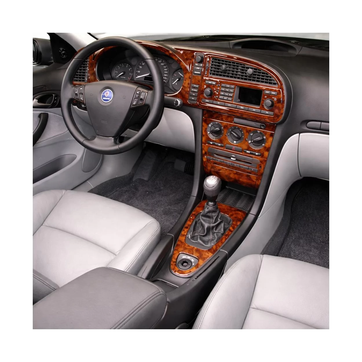Saab 9-3 2003-2006 Manual Gear Box, With Infotaitment Interior BD Dash Trim Kit