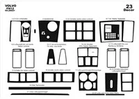 Volvo FH12 FH16 FM Vers 04.02-12.12 3D Interior Dashboard Trim Kit Dash Trim Dekor 23-Parts - 2 - Interior Dash Trim Kit Volvo FH12 FH16 FM Vers 04.02-12.12 3D Interior Dashboard Trim Kit Dash Trim Dekor 23-Parts - 2 - Interior Dash Trim Kit