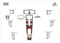 Volvo S 40-V 50-C 30 06.2003 3D Interior Dashboard Trim Kit Dash Trim Dekor 13-Parts - 2 - Interior Dash Trim Kit Volvo S 40-V 50-C 30 06.2003 3D Interior Dashboard Trim Kit Dash Trim Dekor 13-Parts - 2 - Interior Dash Trim Kit