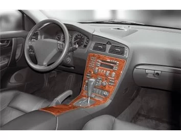 Volvo S 60 08.00-04.05 3D Interior Dashboard Trim Kit Dash Trim Dekor 10-Parts - 1 - Interior Dash Trim Kit