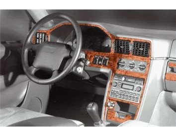 Volvo S 90-V 90 12.96-03.98 3D Interior Dashboard Trim Kit Dash Trim Dekor 17-Parts - 1 - Interior Dash Trim Kit