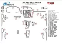 Volvo S60 2005-UP Full Set, 6 CD Changer Interior BD Dash Trim Kit - 1 - Interior Dash Trim Kit Volvo S60 2005-UP Full Set, 6 CD Changer Interior BD Dash Trim Kit - 1 - Interior Dash Trim Kit