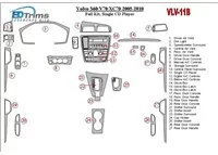 Volvo S60 2005-UP Full Set, Single CD Changer Interior BD Dash Trim Kit - 1 - Interior Dash Trim Kit Volvo S60 2005-UP Full Set, Single CD Changer Interior BD Dash Trim Kit - 1 - Interior Dash Trim Kit