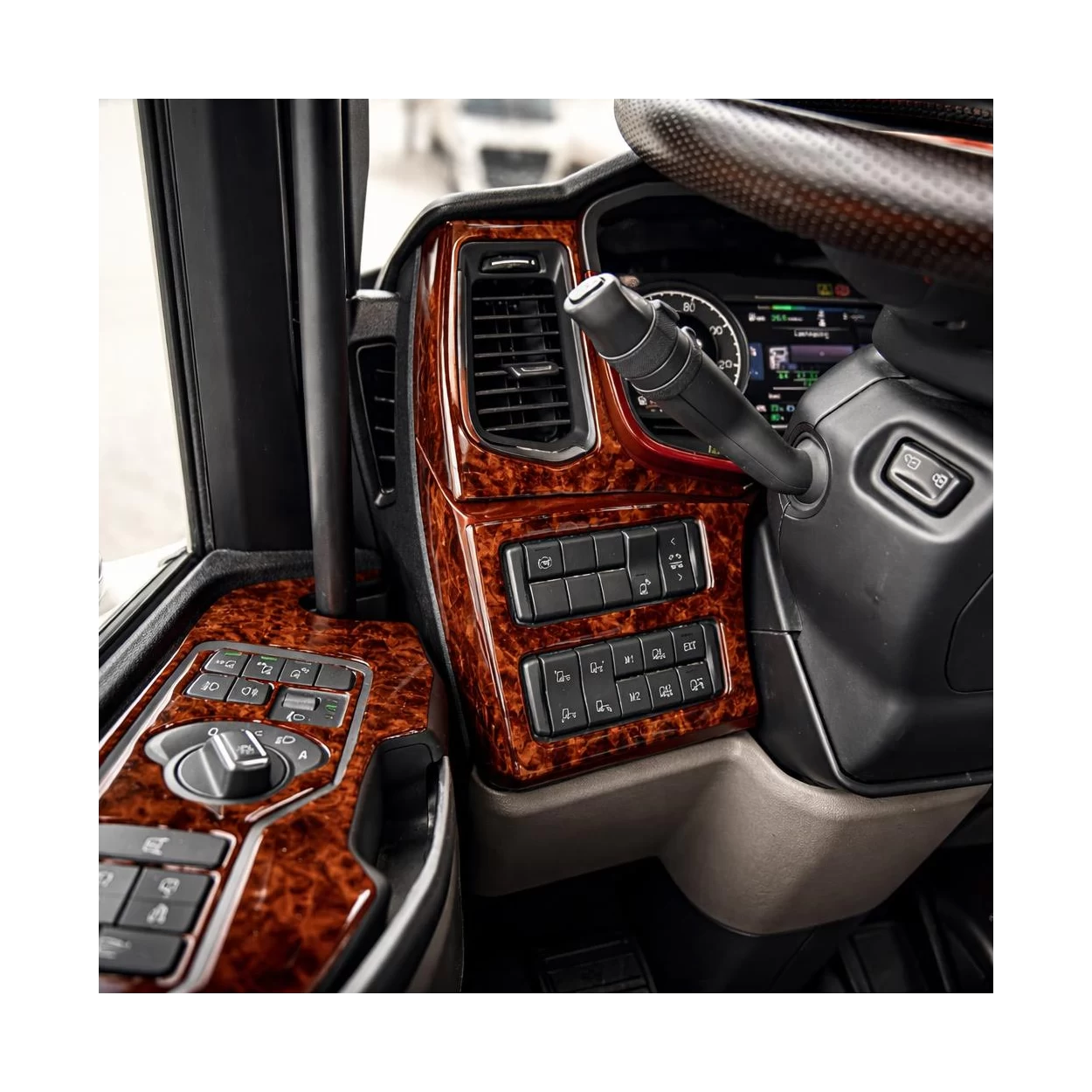 Scania NG-Series ab 2016 3D Interior Dashboard Trim Kit Dash Trim Dekor 17-Parts