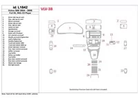 Volvo S80 2004-2006 Full Set, With CD Interior BD Dash Trim Kit - 1 - Interior Dash Trim Kit Volvo S80 2004-2006 Full Set, With CD Interior BD Dash Trim Kit - 1 - Interior Dash Trim Kit