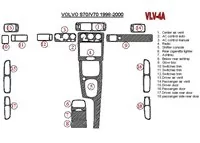 Volvo V70 1998-2000 Full Set, 18 Parts set Interior BD Dash Trim Kit - 1 - Interior Dash Trim Kit Volvo V70 1998-2000 Full Set, 18 Parts set Interior BD Dash Trim Kit - 1 - Interior Dash Trim Kit