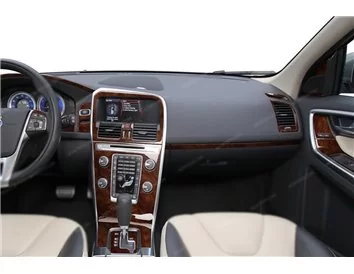 Volvo XC60 2008-2012 3D Interior Dashboard Trim Kit Dash Trim Dekor 30-Parts - 1 - Interior Dash Trim Kit