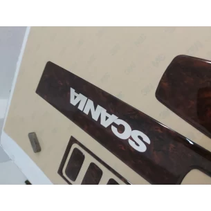 Scania R-Series R1 Reihe 05.04-09.09 3D Interior Dashboard Trim Kit Dash Trim Dekor 46-Parts