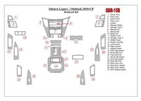 Subaru Legacy 2010-2014 3D Interior Dashboard Trim Kit Dash Trim Dekor 27-Parts - 1 - Interior Dash Trim Kit Subaru Legacy 2010-2014 3D Interior Dashboard Trim Kit Dash Trim Dekor 27-Parts - 1 - Interior Dash Trim Kit