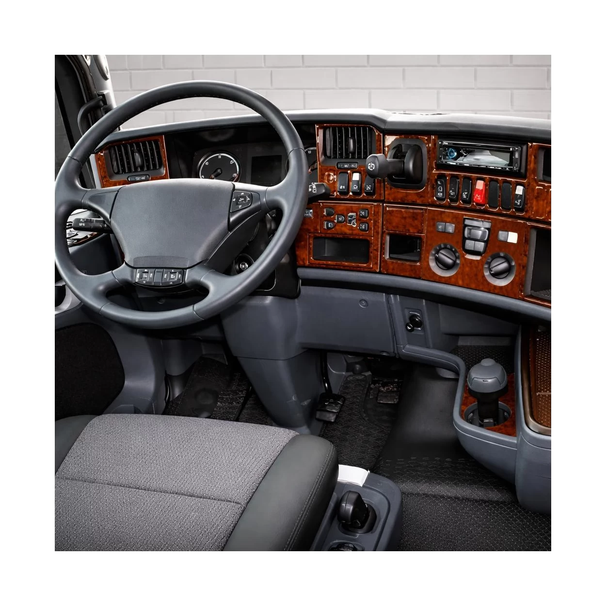 Scania R-Series R2 HighLine 2009 3D Interior Dashboard Trim Kit Dash Trim Dekor 54-Parts