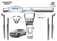 Volkswagen Passat B8 2015-2018 3D Interior Dashboard Trim Kit Dash Trim Dekor 26-Parts - 1 - Interior Dash Trim Kit Volkswagen Passat B8 2015-2018 3D Interior Dashboard Trim Kit Dash Trim Dekor 26-Parts - 1 - Interior Dash Trim Kit