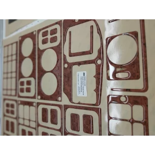 Scania Scania 4-Series 01.96-04.04 3D Interior Dashboard Trim Kit Dash Trim Dekor 50-Parts