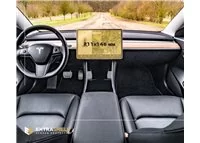 Tesla Model S 2021 - Present Rear climate control ExtraShield Screeen Protector - 1 - Interior Dash Trim Kit Tesla Model S 2021 - Present Rear climate control ExtraShield Screeen Protector - 1 - Interior Dash Trim Kit