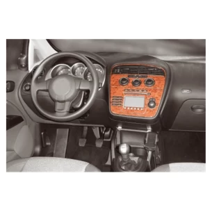 Seat Altea-Toledo 04.04-12.08 3D Interior Dashboard Trim Kit Dash Trim Dekor 12-Parts