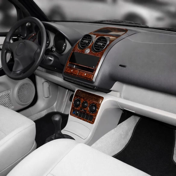 Seat Arosa 02.01-04.05 3D Interior Dashboard Trim Kit Dash Trim Dekor 24-Parts