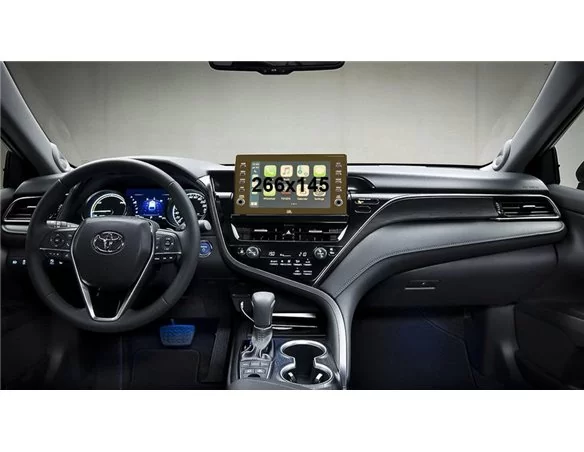 Toyota Camry XI (XV70) 2021 - Present Multimedia 9" ExtraShield Screeen Protector - 1 - Interior Dash Trim Kit