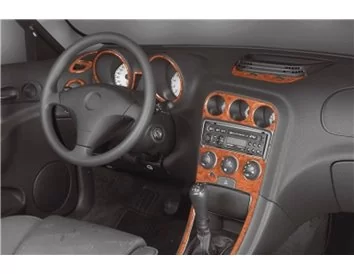 Alfa Romeo 156 10.1997 3D Interior Dashboard Trim Kit Dash Trim Dekor 12-Parts - 1 - Interior Dash Trim Kit