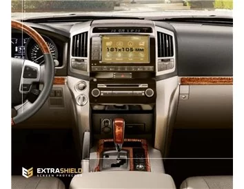 Toyota Land Cruiser 200 2015 - Present Multimedia 9" ExtraShield Screeen Protector - 1 - Interior Dash Trim Kit