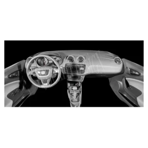 Seat Ibiza – Cordoba 01.2010 3D Interior Dashboard Trim Kit Dash Trim Dekor 25-Parts