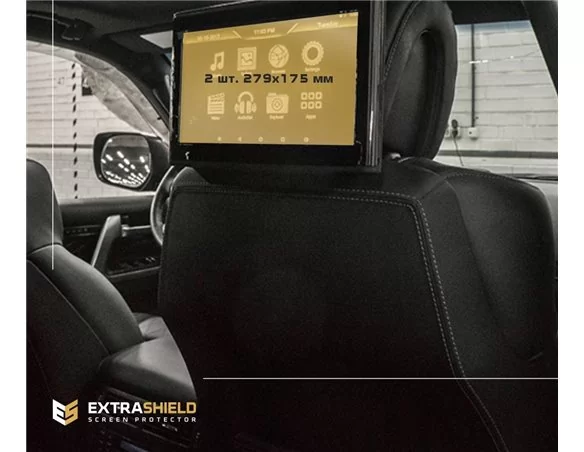 Toyota Land Cruiser 200 2015 - Present Passenger monitors, 2 pcs. ExtraShield Screeen Protector - 1 - Interior Dash Trim Kit
