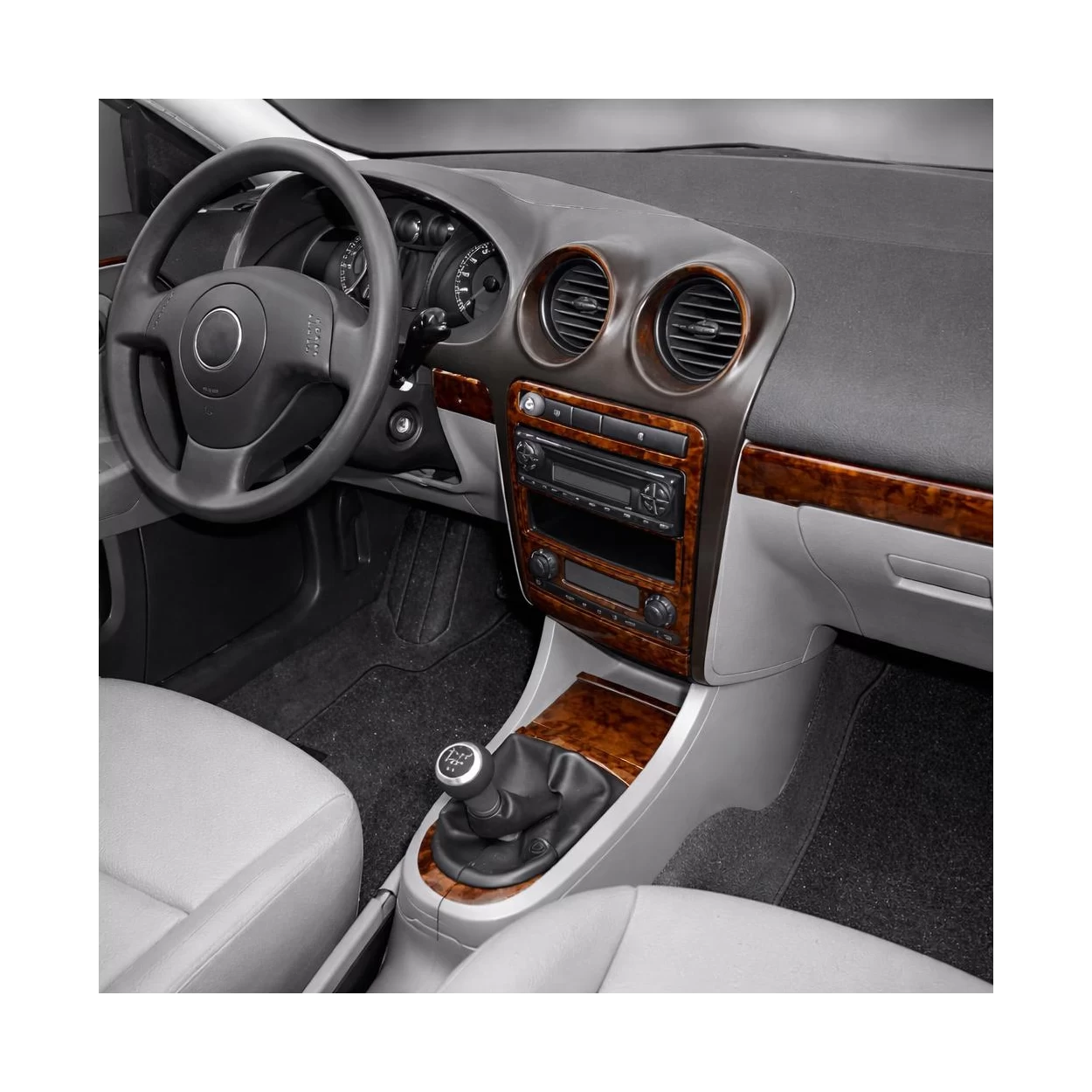 Seat Ibiza-Cordoba 04.02-12.07 3D Interior Dashboard Trim Kit Dash Trim Dekor 14-Parts