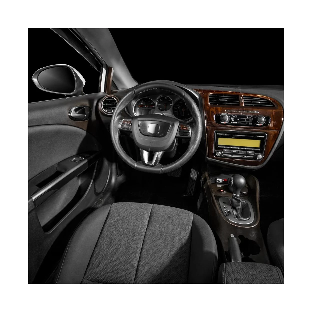 Seat Leon 01.2010 3D Interior Dashboard Trim Kit Dash Trim Dekor 18-Parts