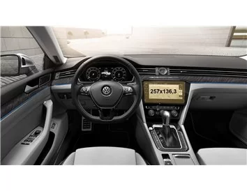 Volkswagen Arteon 2017 - 2020 Multimedia 12,3" ExtraShield Screeen Protector - 1 - Interior Dash Trim Kit