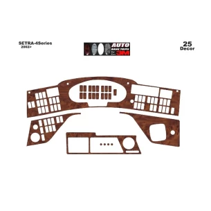 Setra 4-Series 01.2002 3D Interior Dashboard Trim Kit Dash Trim Dekor 25-Parts 2