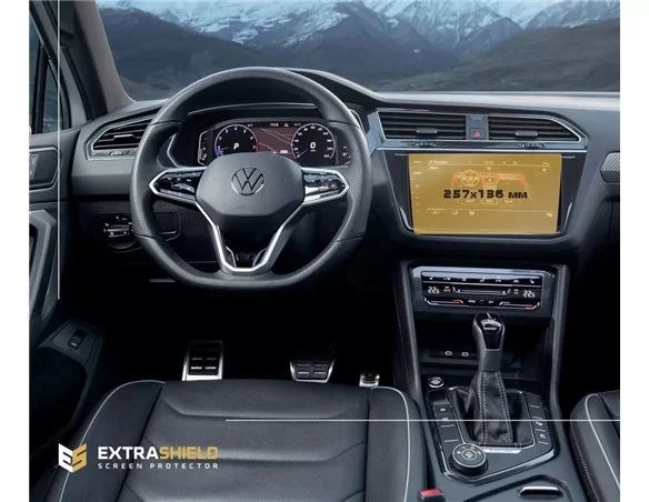 Volkswagen Tiguan (MK2) R-Line 2016 - Present Multimedia Discover Pro 9,2" ExtraShield Screeen Protector - 1 - Interior Dash Tri