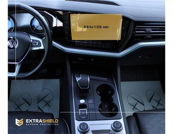 Volkswagen Touareg (CR) 2018 - Present Multimedia 9" ExtraShield Screeen Protector - 1 - Interior Dash Trim Kit