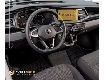 Volkswagen Transporter 6.1 2015 - 2019 Multimedia Composition Color 6,5" ExtraShield Screeen Protector - 1 - Interior Dash Trim 