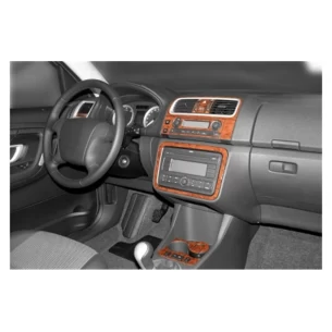 Skoda Fabia 5J Roomster 06.2006 3D Interior Dashboard Trim Kit Dash Trim Dekor 20-Parts