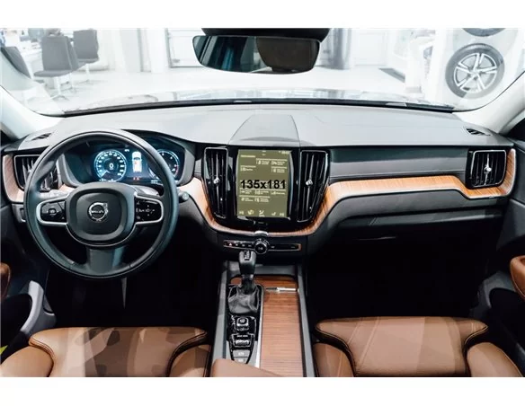 Volvo S60 2018 - Present Multimedia 9" ExtraShield Screeen Protector - 1 - Interior Dash Trim Kit