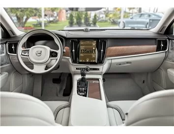 Volvo S90 2016 - Present Multimedia 9" ExtraShield Screeen Protector - 1 - Interior Dash Trim Kit