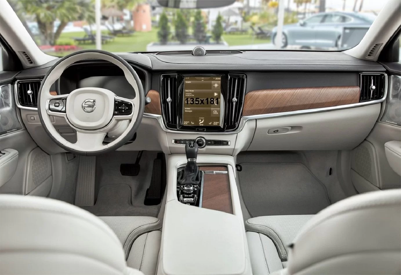 Volvo S90 2016 - Present Multimedia 9" ExtraShield Screeen Protector - 1 - Interior Dash Trim Kit