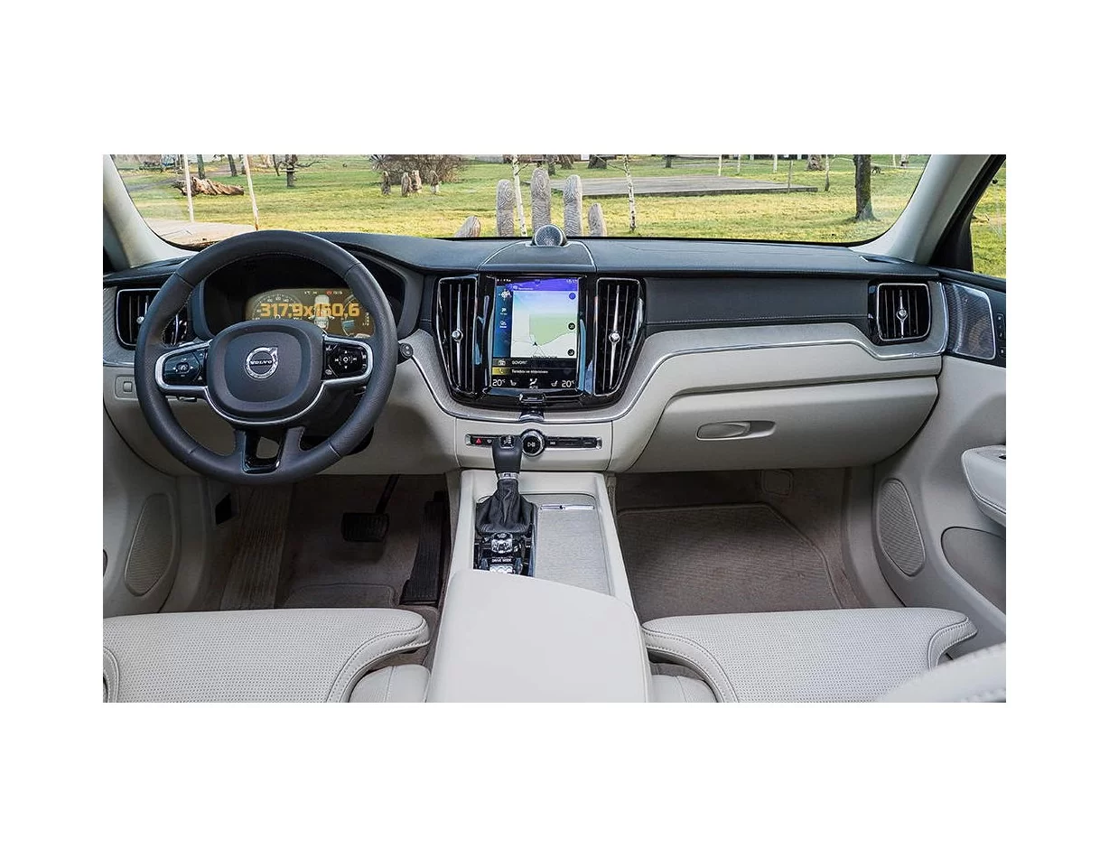 Volvo XC60 2017 - Present Digital Speedometer ExtraShield Screeen Protector - 1 - Interior Dash Trim Kit