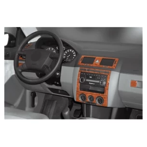 Skoda Fabia 6Y 09.99-05.06 3D Interior Dashboard Trim Kit Dash Trim Dekor 24-Parts