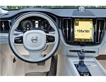 Volvo XC60 2017 - Present Multimedia 9" ExtraShield Screeen Protector - 1 - Interior Dash Trim Kit