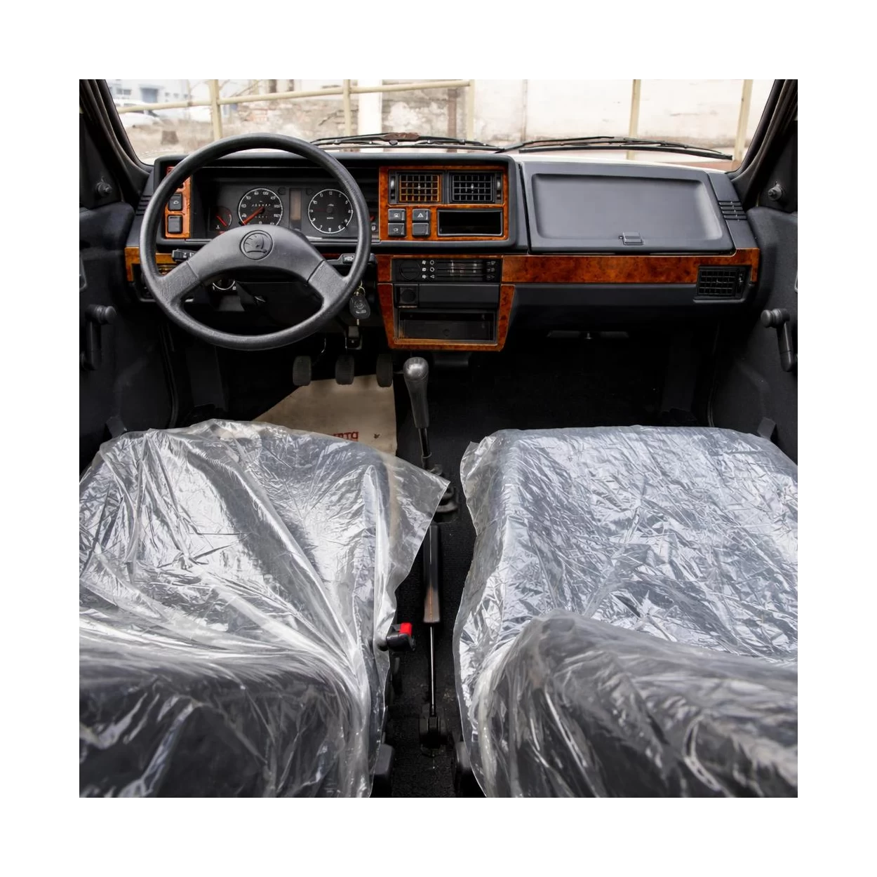 Skoda Favorit 06.89-04.95 3D Interior Dashboard Trim Kit Dash Trim Dekor 6-Parts