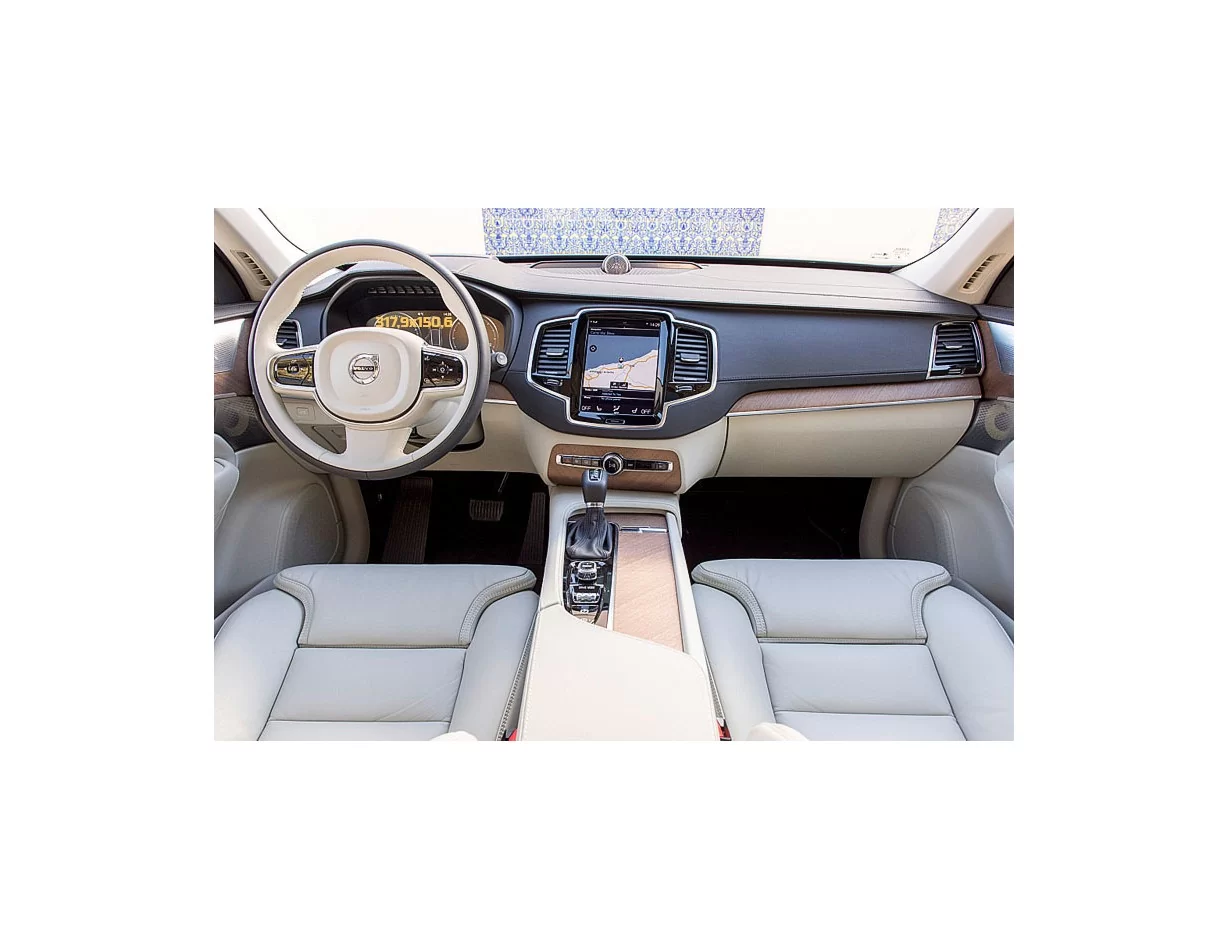 Volvo XC90 2014 - Present Digital Speedometer 12.3" ExtraShield Screeen Protector - 1 - Interior Dash Trim Kit