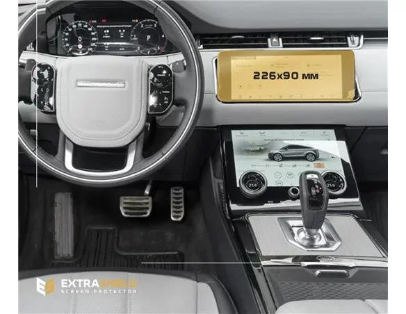 Land Rover RR Evoque (L538) 2015 - 2018 Multimedia 10,2" ExtraShield Screeen Protector - 1 - Interior Dash Trim Kit