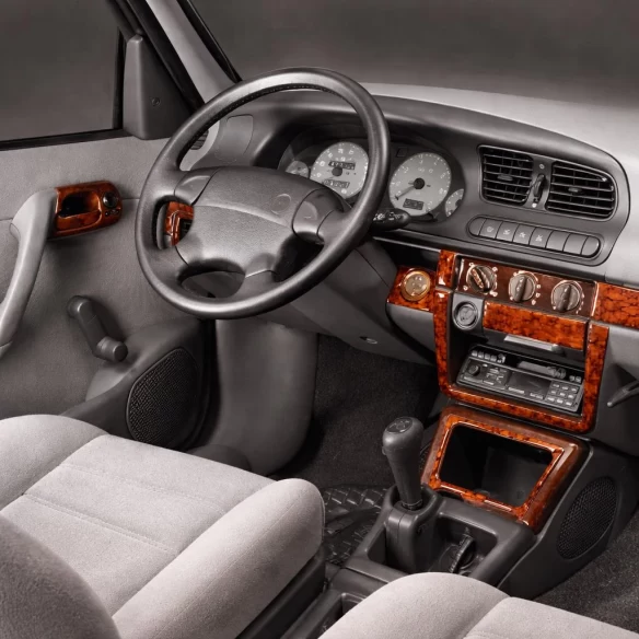 Skoda Felicia 01.95-12.99 3D Interior Dashboard Trim Kit Dash Trim Dekor 15-Parts