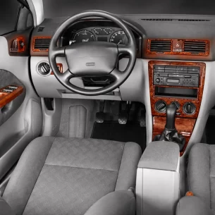 Skoda Octavia A4 1U 06.98-04.04 3D Interior Dashboard Trim Kit Dash Trim Dekor 15-Parts