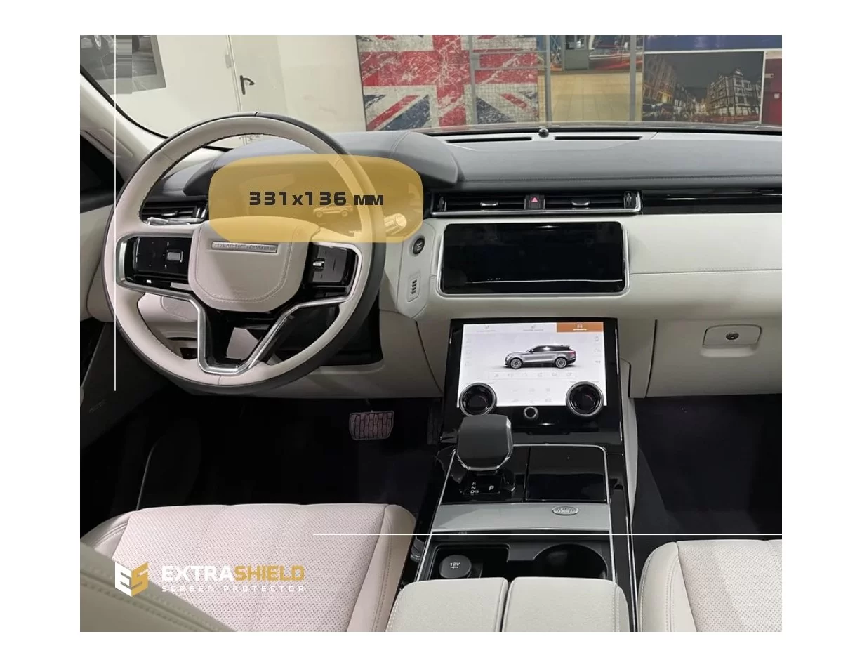 Land Rover RR Velar (L560) 2017 - Present Digital Speedometer ExtraShield Screeen Protector - 1 - Interior Dash Trim Kit