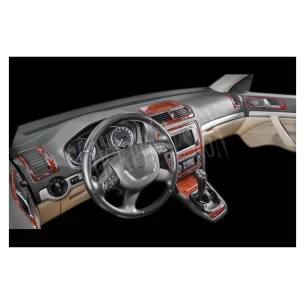 Skoda Octavia A5 1Z 09.2009 3D Interior Dashboard Trim Kit Dash Trim Dekor 11-Parts