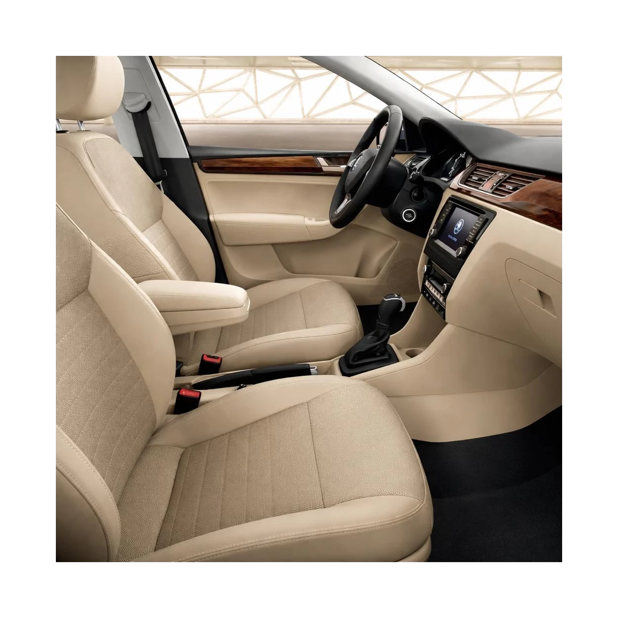 Skoda Rapid 2018 3D Interior Dashboard Trim Kit Dash Trim Dekor 11-Parts