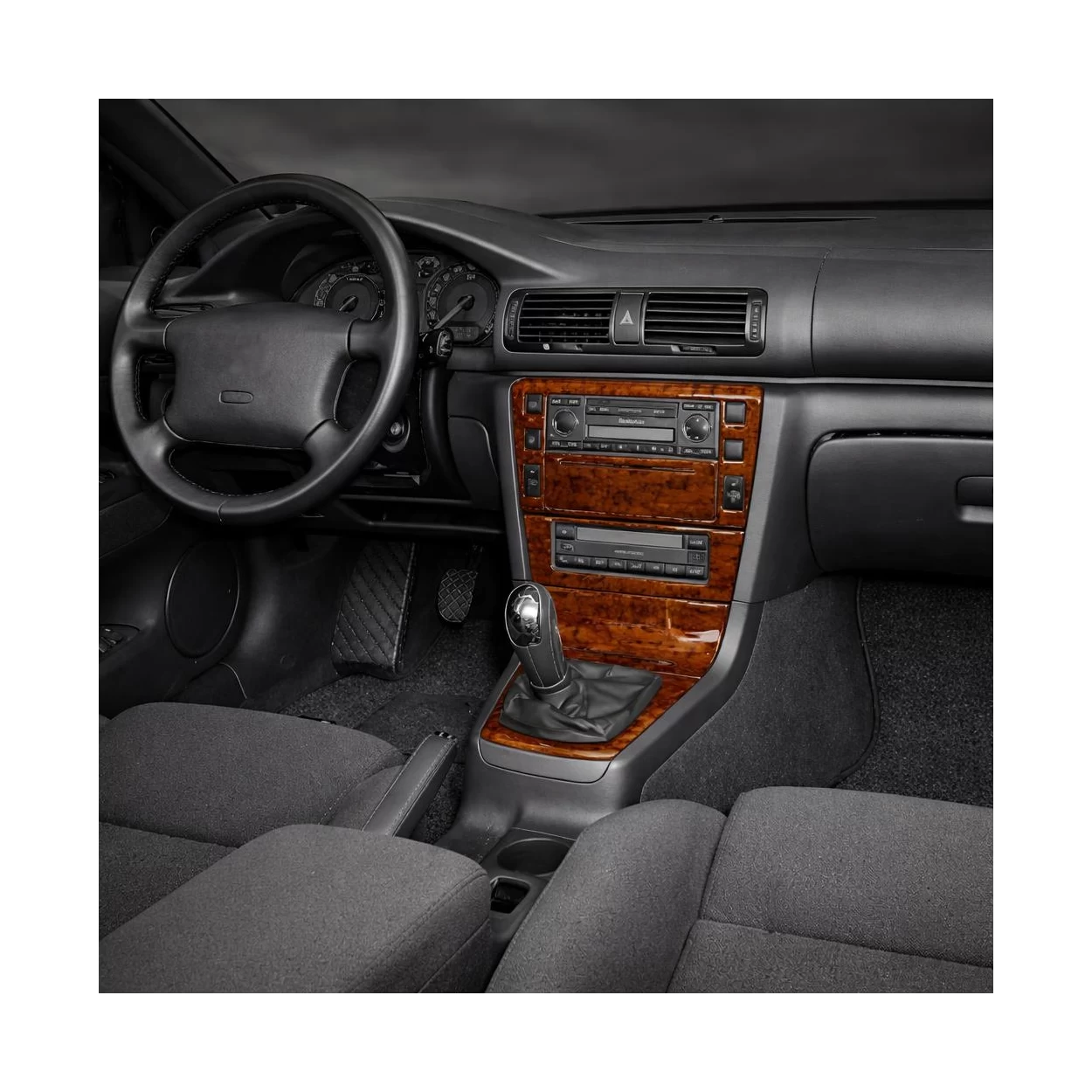 Skoda SuperB 02.02-12.07 3D Interior Dashboard Trim Kit Dash Trim Dekor 6-Parts