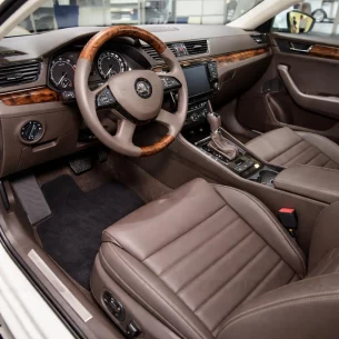 Skoda SuperB 2019 up 3D Interior Dashboard Trim Kit Dash Trim Dekor 14-Parts